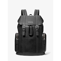 Michael Kors Mochila de cuero granulado Cooper | Negro